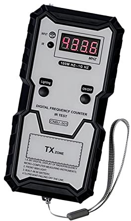 Ronyme Telecomando per auto infrarossi Strumento di prova Strumento portatile 10-1000 MHz Rilevamento di ricambi auto portatili Rilevatore di