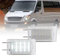 Nslumo 2x weiße LED-Tür-Innenbeleuchtung unter Warneinstiegsbeleuchtung, kompatibel mit Mercedes Ben.z Sprinter II W906 2009–2018 Vito Viano W639 2003–2014 W108 W123 W201 W202 W210