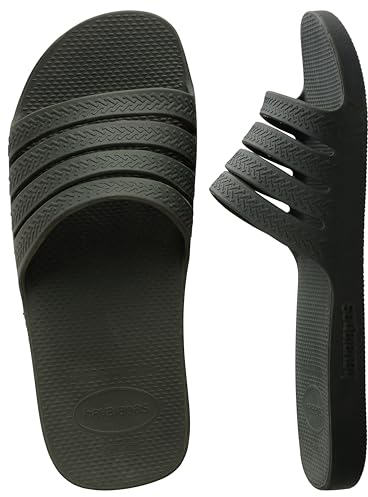 Havaianas Slide Stradi (Mini Me), Sandale glissante, Olive Green,