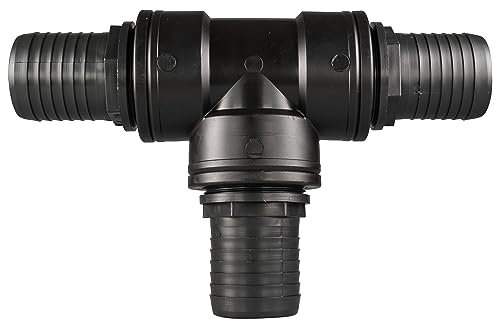 2 Pond Pipe tee Fitting for use with Corrugated Pond Pump/Filter/Waterfalls Hydoponics