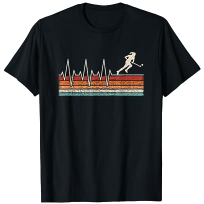 Feldhockey Herzschlag Hockeyspieler Herzfrequenz Hockey T-Shirt