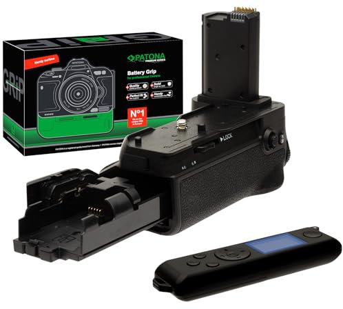 PATONA Premium Batteriegriff MB-N12 passend für EN-EL15a EL15b EL15c Akkus Kompatibel mit Nikon Z8 | Staub- & Tropfwasserschutz | mit Multifunktions-Fernbedienung & USB-C Ladefunktion