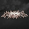 Blumen-Strass-Haarschmuck, Brautschmuck, Haarkamm, Damen, Party-Schmuck, Accessoires, Roségold