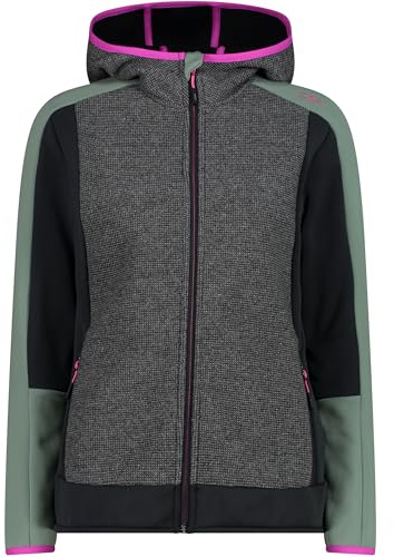 CMP Damen Hoodie Jacke, mineral, XXS