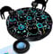 GoldenSun Interactive Cat Toys for Indoor Cats Adult, Automatic Random Rolling Smart Cat Ball Toy in Pouch, Hide and Seek Kitten Toy, Motion Touch Chirp-Activated, 7 Holes Mat Mouse Catching Game