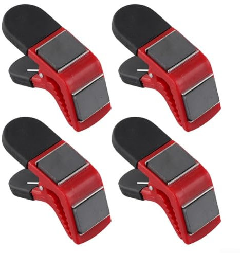 Niceminiwall Painter's Multi-Purpose Tool,4PCS Magnetic Paint Brush Holder Clips Workshop Tool Set with Can Opener for Home Improvement Painting Projects