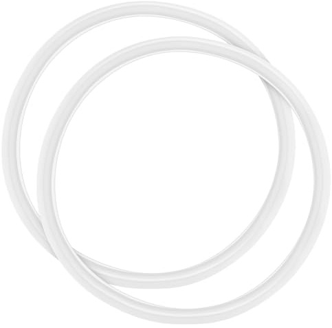 NIYANGLE 2pcs 16cm Silicone Pressure Cooker Gasket Replacement Sealing Rings, Thickened Pot Seal for Stove and Air Fryer, Sturdy Pressure Cooker Accessories for Kitchen Use