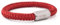 Akitsune Portus Bracelet Corde Voile | Boucle magntique Bracelet Femme Ancre Homme Maritime - Argent Mat - Bordeaux 20cm