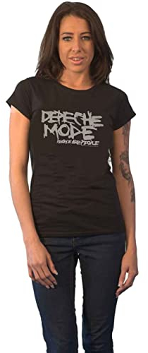 Depeche Mode People Are People Frauen T-Shirt schwarz L 100% Baumwolle Band-Merch, Bands