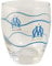 OLYMPIQUE DE MARSEILLE Set de 2 Verres à Eau Om Produit Officiel sous Licence - Coffret - Idée Cadeau