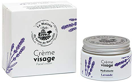 Lavendel der Provence - Bio-Gesichtscreme - 50 ml-Topf - Marseille Seifenhaus