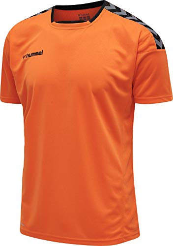 HUMMEL Herren hmlAUTHENTIC Poly Jersey S/S Trikot, Tangerine, XL