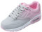 JOMIX Scarpe da Ginnastica Donna Sneakers Casual Sportive Corsa Leggero Fitness Running Camminata Cuscino Air Respitabile ND138-26 (Grigio Rosa, 37)