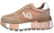 Liu Jo BA4005 Amazing Papaya Sneakers Sportive per Donna in Nabuk e Tessuto Rosa con Zeppa Alta (Rosa, 41)