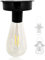 Jorzer Ampoule solaire étanche d'extérieur - 8,5 cm - Avec LED blanc chaud - Pour lanternes solaires d'extérieur