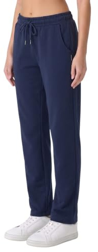 COMEOR Women's Jogging Pants - Cotton Sports Trousers - Sweatpants Women's Casual Pants - Loose Running Pants Jogger - High Waist Training Pants Straight Leg Pants with Elastic Waistband and Pockets