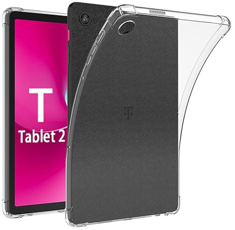 GIOPUEY Hülle für Telekom T Tablet 2 10.1 Inch 2025, Weiche TPU Rückenschale, Dünne Abdeckung, Airbag Schutz, Case-Transparentes