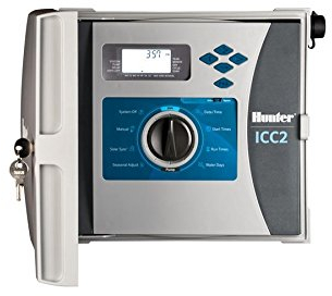 Programador de riego Hunter modular ICC2 8 estaciones caja plastico