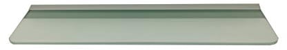 Glasregal 50x12 cm /8mm satiniertes Glas /Wandprofil LINO8 Alu Silber / Glasablage / 2 Regale