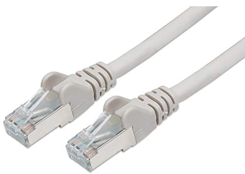 PremiumCord Netzwerkkabel, Ethernet, LAN & Patch Kabel CAT5e, FTP Schirmung, schnell flexibel & robust RJ45 kabel 1Gbit/s, AWG 26/7, Kupferkabel 100% Cu, grau, 5m