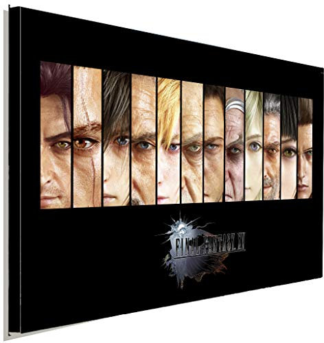 AK ART Leinwandbild FINAL FANTASY XV Kunstdruck Wandbild Wanddeko Mehrfarbig XXL (100 x 70 cm)