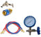 ningxiao586 R22 R134A R410 R600 Kit de Recharge de Tuyau de Mesure de Charge de réfrigérant pour climatisation avec jauge pour Voiture/Maison
