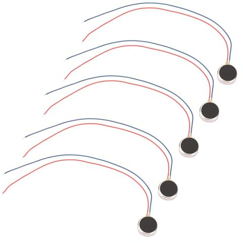 5 pcs DC 3V 80mA Mini Moteurs De Vibration 11000RPM 1020 Plat Coin-Type Micro DC Moteur Vibrant pour Mobile Cell Phone et Pager(34MM)