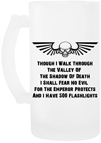 luxogo 500 Flashlights Glas Bier Becher Beer Mug