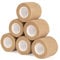 Cohesive Bandage Wrap 2 x 5 Yards, Self Adherent Vet Wrap 5CM x 4.5M Self Adhesive Bandage Tape for Wrist & Ankle Sprain Swelling Breathable Elastic Pet Bandage Tattoo Grip Cover Skin Color (6 Roll)