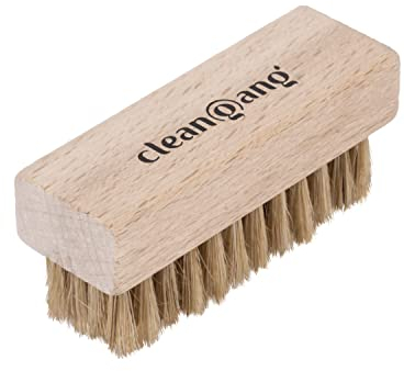 CleanGang - Sneaker Soft-Bürste SneakerGang aus Naturmaterialien - Sneaker Bürste für eine sanfte Reinigung - hochwertige Schuhbürste für Kunststoff, Naturfasern und Leder 1 Stück