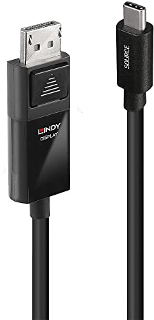 Lindy 43341 1m USB Typ C an DP 8K60 Adapterkabel