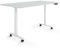ESMART Germany EZX-132WG 160x80cm Hellgrau Ergonomischer Steh-Sitz-Schreibtisch auf Rollen Stufenlos elektrisch höhenverstellbar 65,5-130,5 cm 3 x Memory Aktivitätserinnerung Schnelle Montage