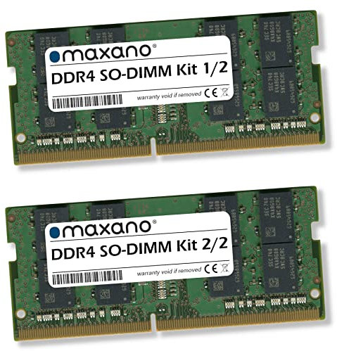 Maxano 64GB Kit 2X 32GB RAM Speicher DDR4 3200MHz SO-DIMM kompatibel mit Intel NUC NUC11TNKi3,NUC11TNKi5, NUC11TNKi7