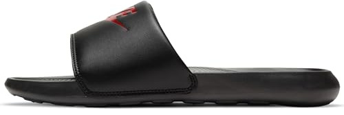 NIKE Herren-Slides Victori One Herren-Slides, Black/University Red-Black, CN9675-004, 51.5 EU (17 US)
