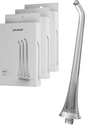 Zahnheld® Ersatzdüsen Basic für Munddusche Aquadent (9 Stück, weiß)