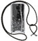 Vauki Handykette Hülle für Xiaomi Redmi Note 9 Pro/9 Pro Max/9S 4G, Glitzer Handyhülle mit Band Silikon Stoßfest PC Case mit Glühen Necklace Schutzhülle mit Kordel Lanyard zum Umhängen, Schwarz