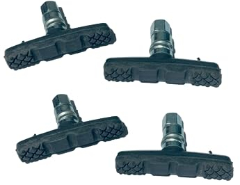AARNAV Cycle Bike Bicycle V-Brake Pads 60mm Front and Rear Blocks Cantilever MTB Maountain Bike Allen Key Black V Brake Shoes (60mm x 2 Pads)