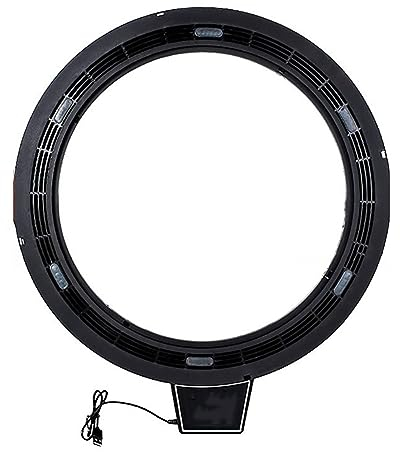 MegLob Universal Electric Lazy Lazy Susan Plattentierlager, Automatische Rotationstischschale Basis, Power Bank Lazy Susan Bearing, Nestabel Mit Traditioneller Lazy Susan Drehbar,Black s