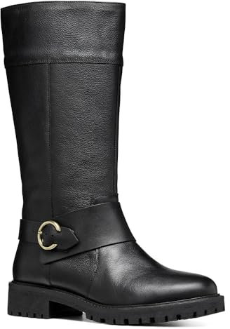 Geox D Hoara A, Stivali alla Moda Donna, Nero, 38 EU