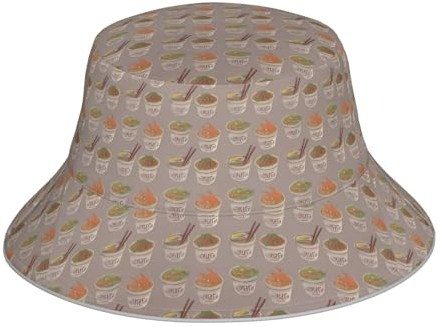 Eierbecher Noodle Ramen Unisex Doppelseitige Mütze mit Reflexstreifen für Outdoor-Aktivitäten Camping Strand Angeln Kleidung Schwarz, Schwarz , One size