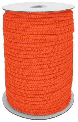 Polyester-Schnur 100m Kordel Seil Bekleidungskordel Makrameeschnur weiche Häkelbindung Ø ca. 6mm