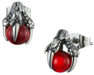 LALADEFIEE 1 Paire De Boucles Doreilles À Griffes De Dragon En Acier Inoxydable Pour Homme Et Femme