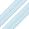 1m Einfassband 20mm hochelastisch 44% Elastan gefalzt Meterware Faltgummi Schrägband Farbwahl, Größe:20mm, Farbe:eisblau