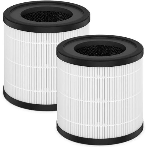 KJ150 KJ910 SY910 Replacement Filter Only Compatible with Druiap KJ150, Muliap & Generic KJ910, Cwxwei SY910 Model Air Purifier, H13 True HEPA Filter, Not for Druiap KJ80, 2 Pack