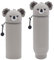 MKKZLPN 2-in-1 Silikon Federmäppchen - Tiger, Federtasche aus weichem Silikon für Stifte, Federmappe und Stiftehalter, Mäppchen Tiere, Schlampermäppchen (Koala)