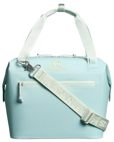 Stanley All Day Julienne - Mini bolsa térmica suave y lonchera de 7.4 cuartos de galón, enfriador de 10 latas con asas y correa, se mantiene fría durante horas, bolsa de viaje aislada con cremallera