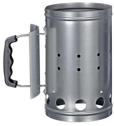 RILOOP Grill Kohlestarter mit Kunststoffgriff - Kohleanzünder Grillanzünder Anzündkamin