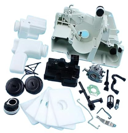 BWZJS Kurbelgehäuse-Vergaser-Heizöltankdeckel-Leitungsfilter-Kit, for STIHL, 018 MS180 017 MS170 Kettensäge, Ansaugkrümmer, Wellenstangenfeder Garten-Tankdeckel