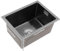 Fregadero de acero inoxidable 40 x 30 x 20 cm Fregadero de cocina rectangular empotrable fregadero individual comercial de acero inoxidable trefilado 1 lavabo evitar el desbordamiento del fregadero de
