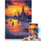 1000-Teile-Puzzle für Teenager Stressabbau – Staycation – Zeit totschlagen Dämmerung in Bangkok Tolle Geschenke und Spielzeuge75x50cm